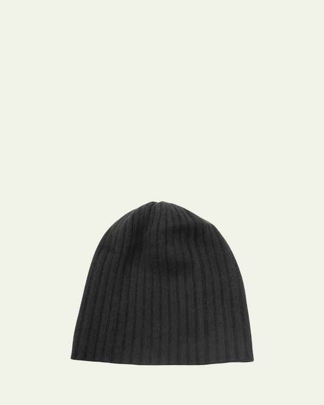 4-Ply Cashmere Slouch Beanie Hat